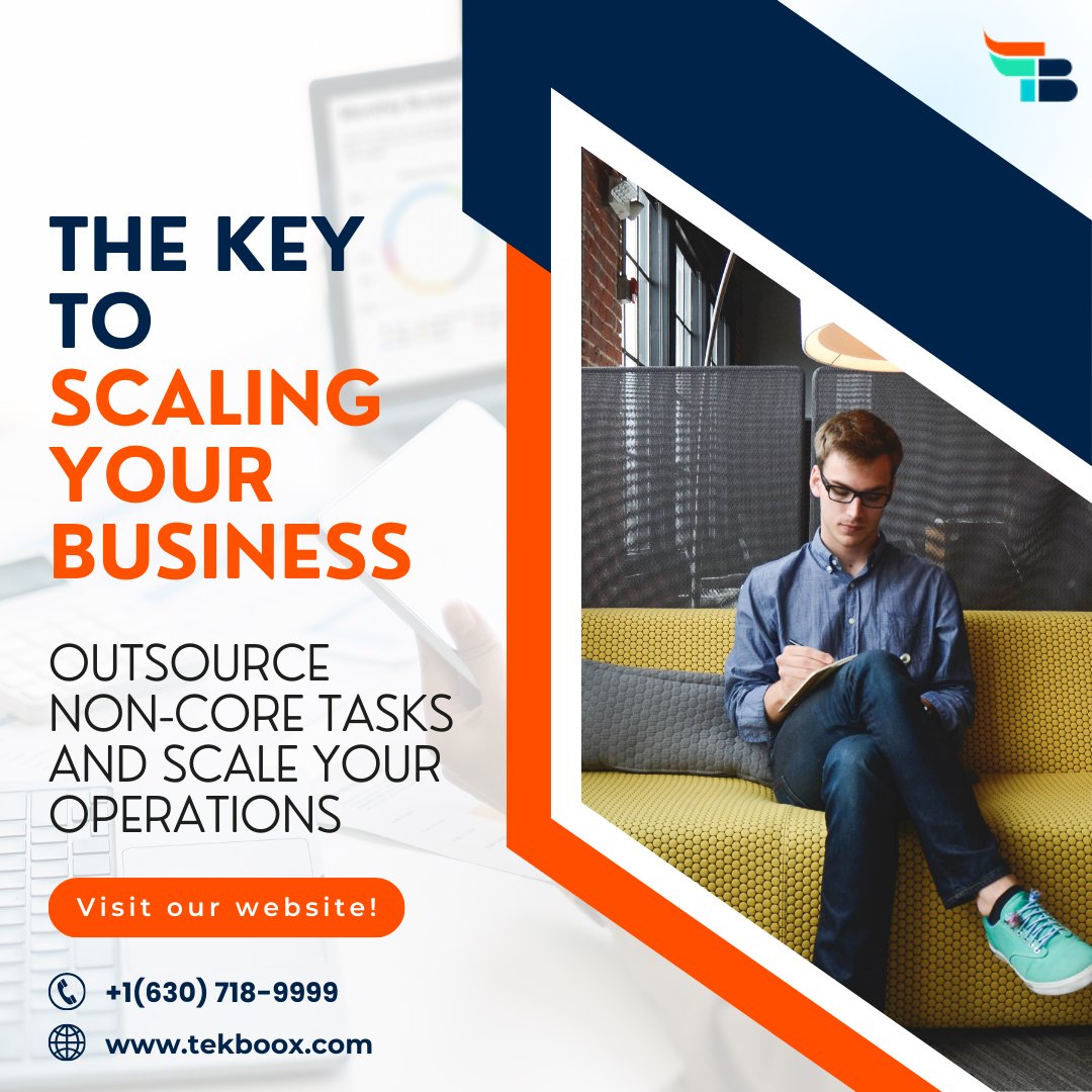 tekboox's tweet image. By outsourcing non-core tasks, you can seamlessly scale your operations and focus on what truly matters. Discover how Tekboox&apos;s BPO services can help your business thrive.

#unlockgrowth #businessprocessoutsourcing  #businessefficiency #streamlinedoperations #tekboox