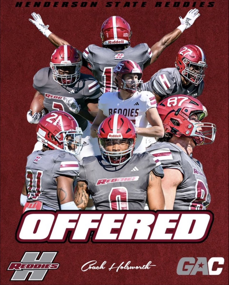 I’m blessed to receive a offer from Henderson state!!!