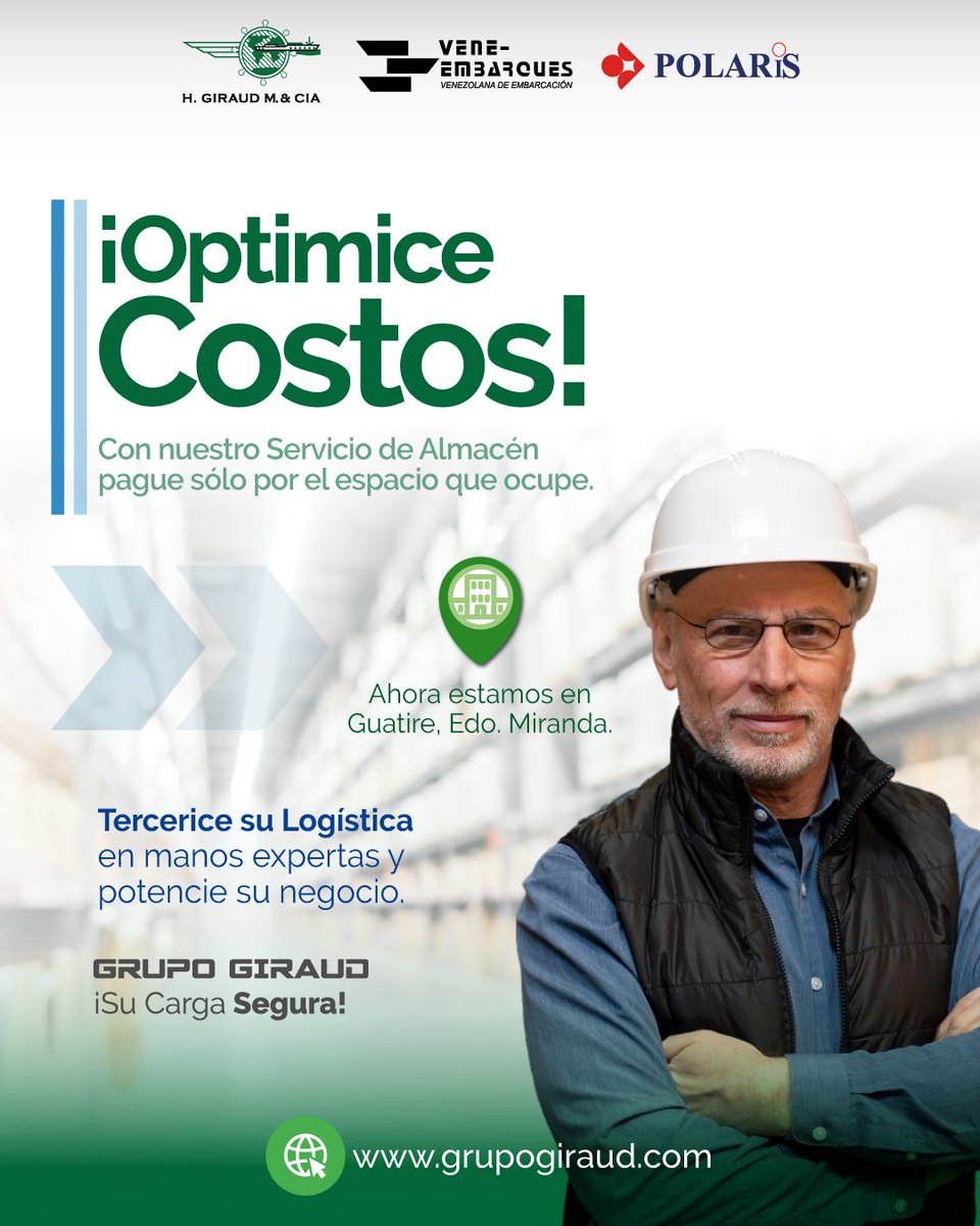 Con nuestro Servicio de #Almacén de Distribución, ofrecemos tarifas personalizadas que se ajustan a sus requerimientos y demanda, asegurando que obtenga el mejor valor por el espacio que utilice para almacenar sus productos o mercancías.🚀 ventas@grupogiraud.com