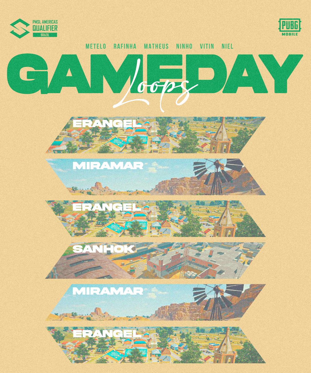 loopsesports's tweet photo. Começa hoje a última etapa do qualify da #PMSL família!! 18 hrs vamos estar ON!! cola geral 💚
#GoLoops #PubgMobile https://t.co/3i3RSiUaLV