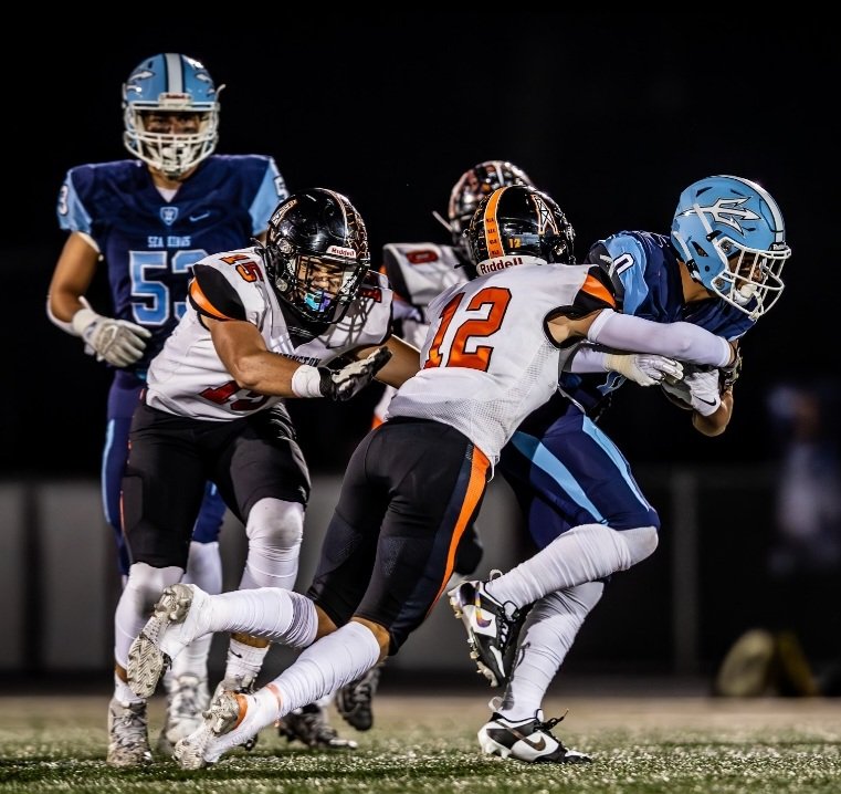 steelsport2026's tweet photo. Pads go on and the hits begin today!
#highschoolfootball #safety #defense #tackle #wrapemup @HBHSFootball @ocvarsity https://t.co/dq0M8QfdSL