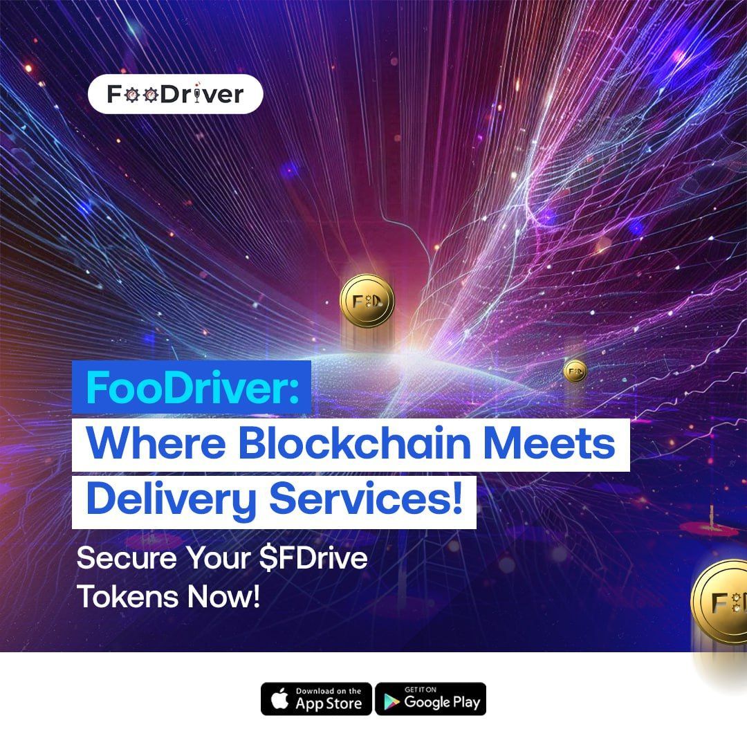 FooDriver_dApp's tweet photo. 🚀 FooDriver: Where Blockchain Meets Delivery Services!
🌐
Join the future of food delivery with FooDriver. Secure $FDrive Tokens now and enjoy transparent, efficient, and guaranteed payment systems. Don't miss our presale!
🔗 https://t.co/eGTvrBkR5F
#FooDriver #FDrive #Presale https://t.co/JjlbUk33aS