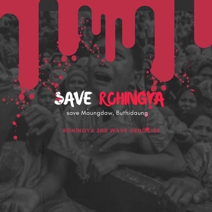 #Rohingya Youths are the only culprits in Crisis.
    Dying our people, becoming prey at hunters,forcing us to leave country.
    Some are holding 🪖 but not having unity.
If they want to work for the community they might work together!
    Think yourself what's their purpose!🚨