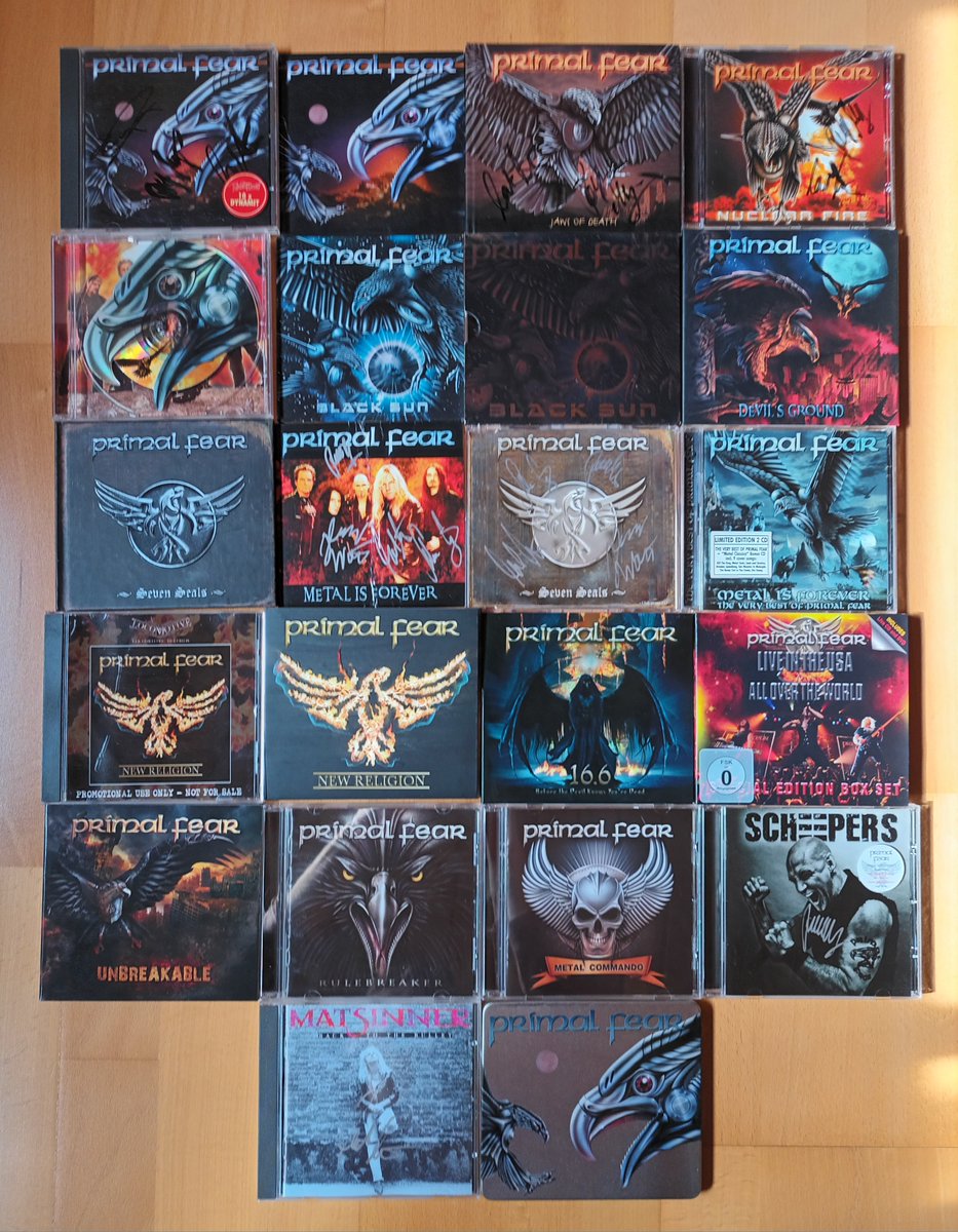 UnderJollyRoger's tweet photo. Primal Fear 🇩����🤘 - CD Collection
#PrimalFear #Heavymetal #Metalcollection @PrimalFearBand https://t.co/JZyFDkMutr