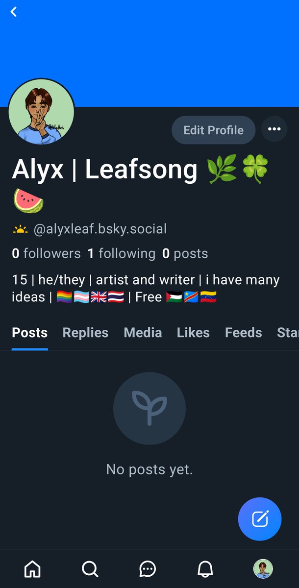 LeafsongWC's tweet photo. Poking my head into 🟦☁️in a bid to escape this hellhole of a cesspool site, drop your accounts :) https://t.co/1WWo1yjfLl