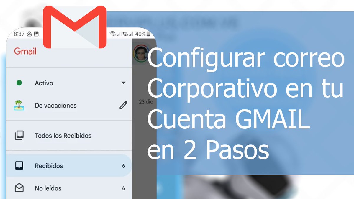 Guiserviplus's tweet image. 📲 Como recibir y enviar emails de tu correo corporativo en tu Cuenta #GMAIL, configurarlo solo en 2 pasos muy sencillos, deja de usar webmail y centraliza todo en tu cuenta Google...

Video YouTube youtu.be/ErlYTDQvCTo?si…

Gracias #emprendedores #correo #guiserviplus