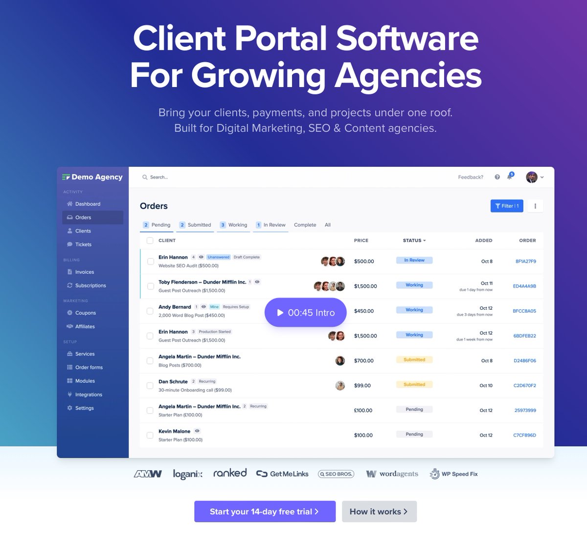 digicalidesign's tweet photo. Service Provider @spp_app is a great solution to offer a client portal, manage projects and invoices for any agency. Great UX, beautiful, modern and very powerful.
Made in Europe. Most of the best solutions are not built in the US. I’m wondering why ;-) 

https://t.co/dlZPUGFgrz https://t.co/c0dfhdXrvq