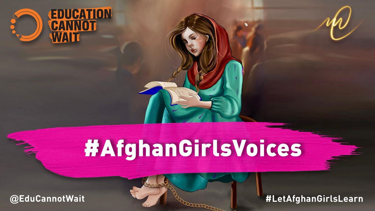 UNGeneva's tweet photo. "We all share the same sky, the same earth &amp; dreams. Why shouldn't we have access to the same #education, freedom &amp; safety?"

Afghan girls call for their right to #education through @EduCannotWait's global #AfghanGirlsVoices campaign!

Share➡️https://t.co/NuPHtE5mdO @UN https://t.co/UWdJCfIPcr