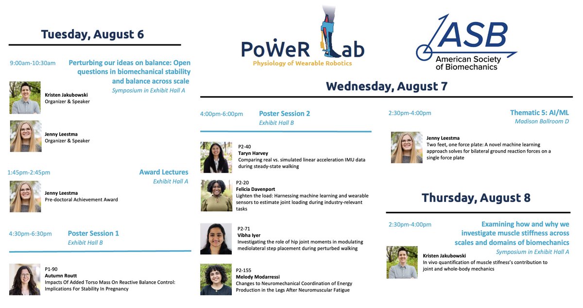 GaTech PoWeR Lab (@gt_power_lab) on Twitter photo Check out PoWeR labbies at ASB 2024! We’re showcasing the lab’s awesome work through posters/thematic sessions, plus <a href="/KJakubowski26/">Kristen Jakubowski</a> <a href="/jenniferleestma/">Jenny Leestma</a> leading some great convos in their symposiums! <a href="/AmSocBiomech/">American Society of Biomechanics</a> Check out PoWeR labbies at ASB 2024! We’re showcasing the lab’s awesome work through posters/thematic sessions, plus <a href="/KJakubowski26/">Kristen Jakubowski</a> <a href="/jenniferleestma/">Jenny Leestma</a> leading some great convos in their symposiums! <a href="/AmSocBiomech/">American Society of Biomechanics</a>