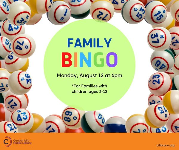 Join us in the children's department on Monday for a good old fashioned game of bingo with the family! Don't forget to register: rb.gy/stev4m