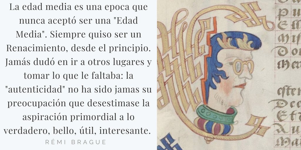 ibnreilly's tweet photo. Un cita que siempre me gusta para arrancar  el curso de medieval... https://t.co/kYFuh53bW5