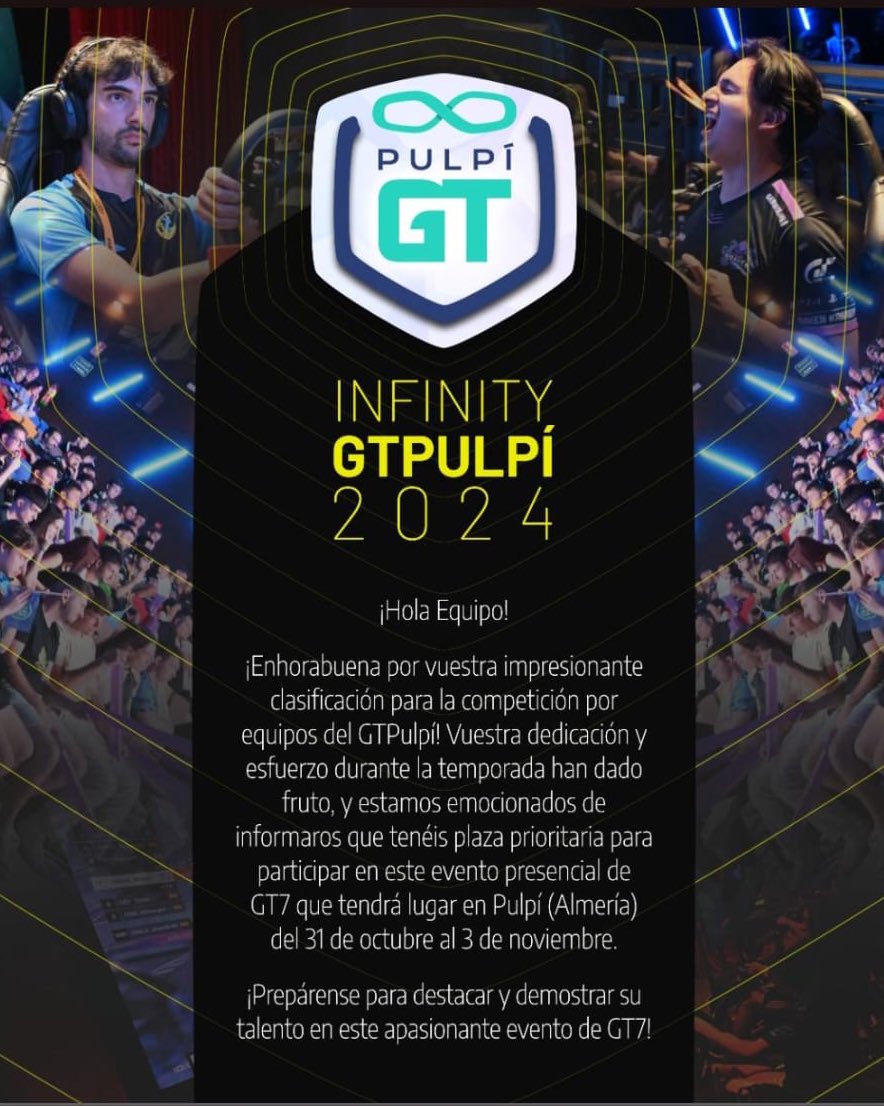 🏁ESTAMOS EN PULPI🏁

Este año en Pulpi estamos clasificados para el torneo presencial que será el 31 de octubre al 3 de noviembre!

Después de un buen año toca de disfrutar y de dar todo por el campeonato por equipos, iremos con ganas de darlo todo👽💚

#SomosAliens 
<a href="/viamoalta/">VIAMOALTA PHARMA</a>
