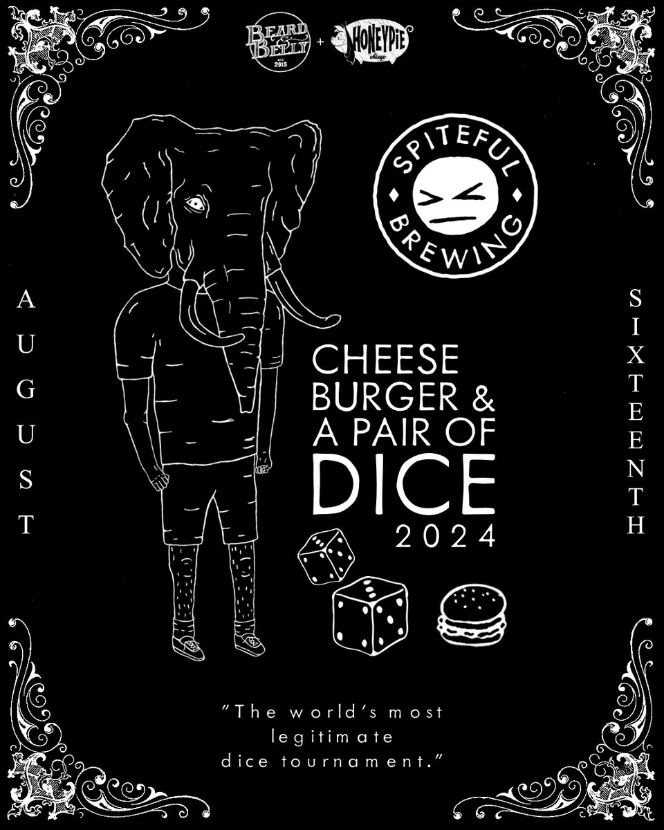 Cheeseburger and a Pair of Dice is making its return in two weeks! We’re bringing the party to our space, where you’ll get a behind-the-scenes look at our production area, smash burgers by Beard and Belly, and a glass to take home. Click the link in bio to get those last tickets!