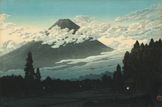Near Susono, by Kawase Hasui, 1930