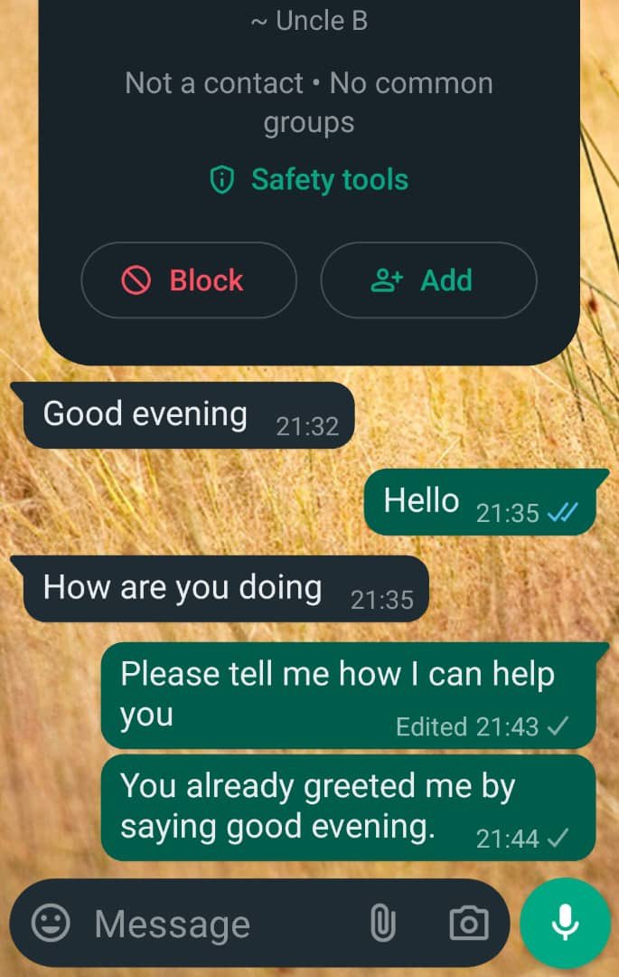 RANT4Nothing's tweet photo. Your  greetings won't make me money. Please go straight to the point 🙄 https://t.co/jDbxvrmGCS