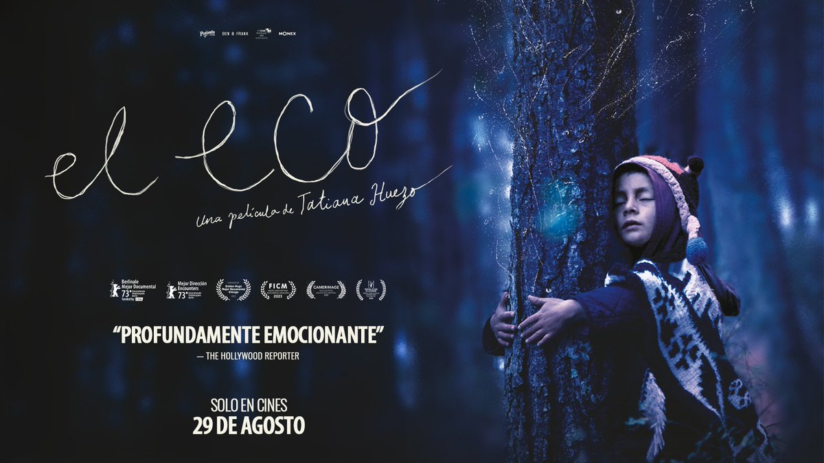 “Profundamente emocionante”.

⚡️ “El Eco” de Tatiana Huezo
29 de agosto, solo en cines.
