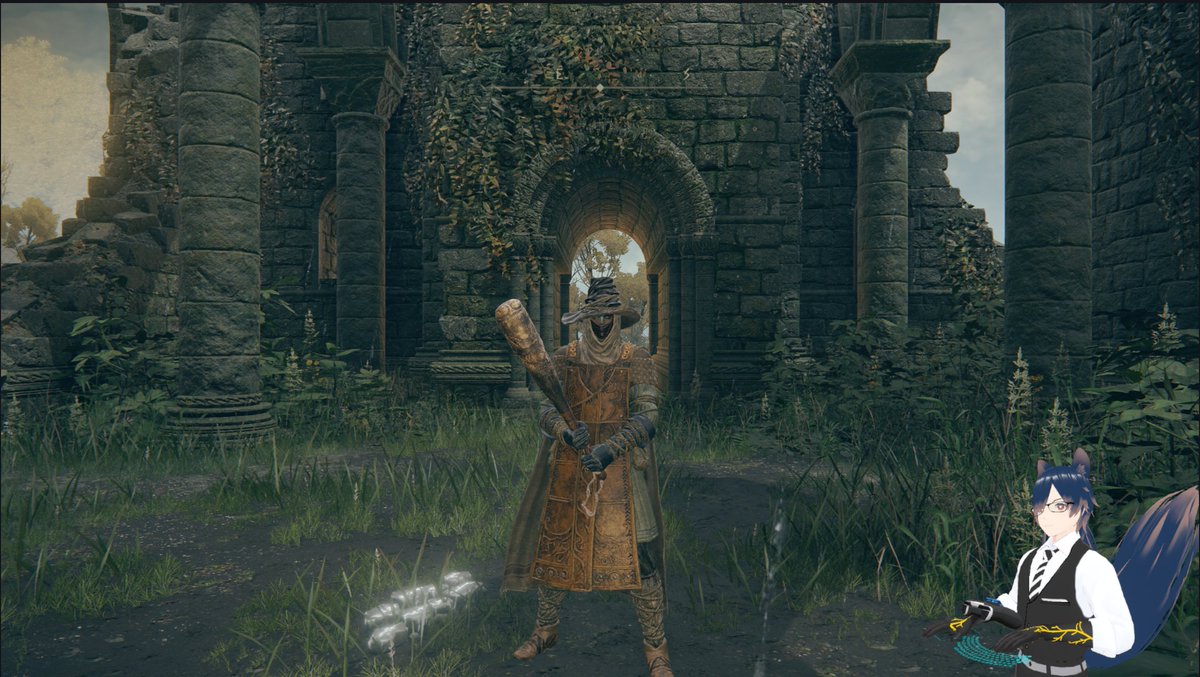 Well dressed than feeling a draft in the Lands Between. I'm gonna throw myself to the nearest... boss? Mini-boss? I don't know, it's gonna get bonked! Twitch.tv/sablynnebulae
  #ELDENRING #EldenRingShadowoftheErdtree   #Vtuber #TwitchStreamers #TwitchAffilate