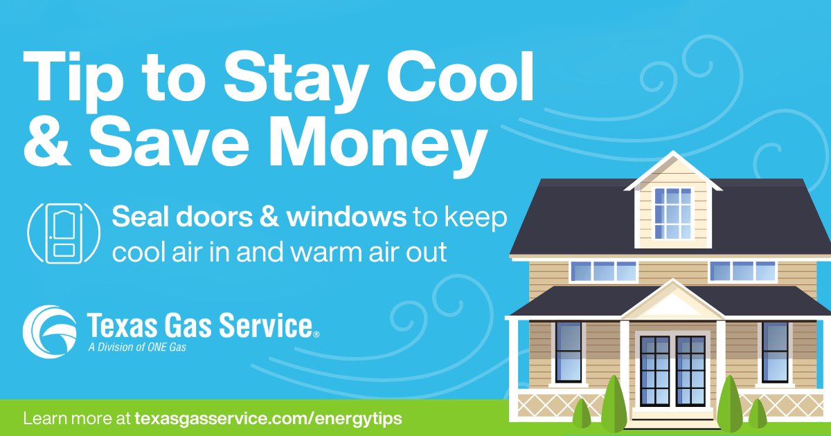 Keep cool this summer with a simple tip: Seal doors and windows to keep cool air in and warm air out. It helps you stay comfortable and save on energy bills! 🏠💨 #SummerTips #StayCool