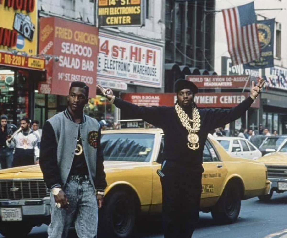 Eric B and Rakim in NY in the mid/late 80s