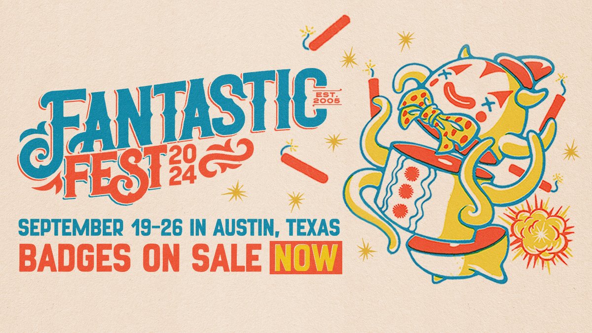 FANGORIA (@fangoria) on Twitter photo Step right up—your favorite film festival is back! Join us in ATX from September 19 to 26 for the best new horror, sci-fi, fantasy, action, and weird movies under one roof.
Reserve your badge for <a href="/fantasticfest/">Fantastic Fest</a> today: fantasticfest.com
#sponsored Step right up—your favorite film festival is back! Join us in ATX from September 19 to 26 for the best new horror, sci-fi, fantasy, action, and weird movies under one roof.
Reserve your badge for <a href="/fantasticfest/">Fantastic Fest</a> today: fantasticfest.com
#sponsored