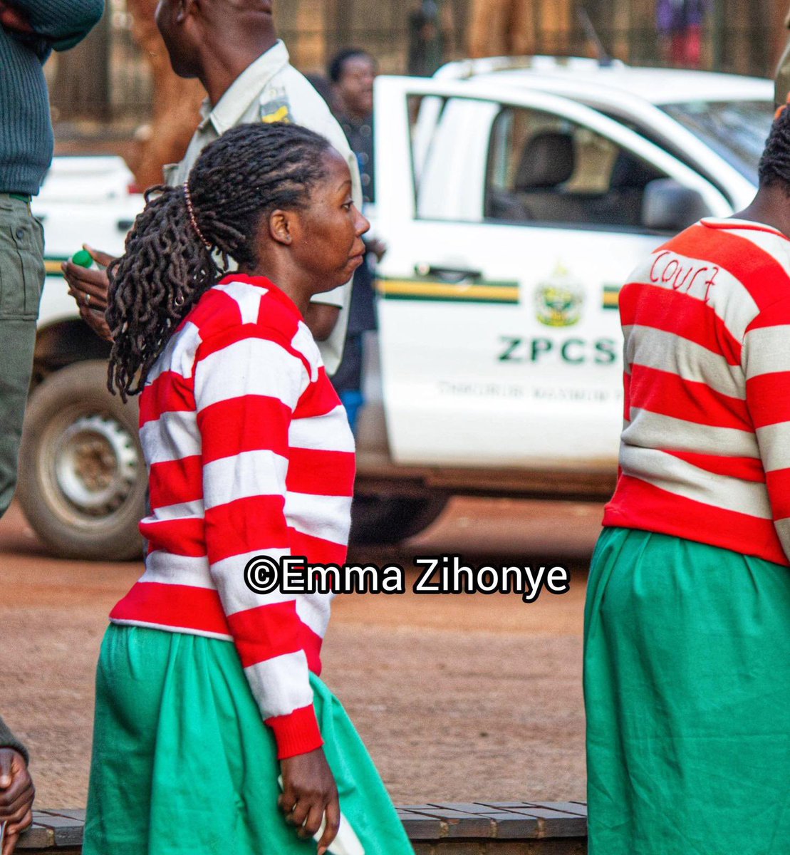 This is Namatai Kwekweza, a young Zimbabwean activist who was abducted from a plane last week by crookED Emmerson’s secret service thugs. 
As you can see, she was beaten and held incommunicado for 8 hours at Robert Mugabe Airport.

She is accused of committing a crime in Zimbabwe