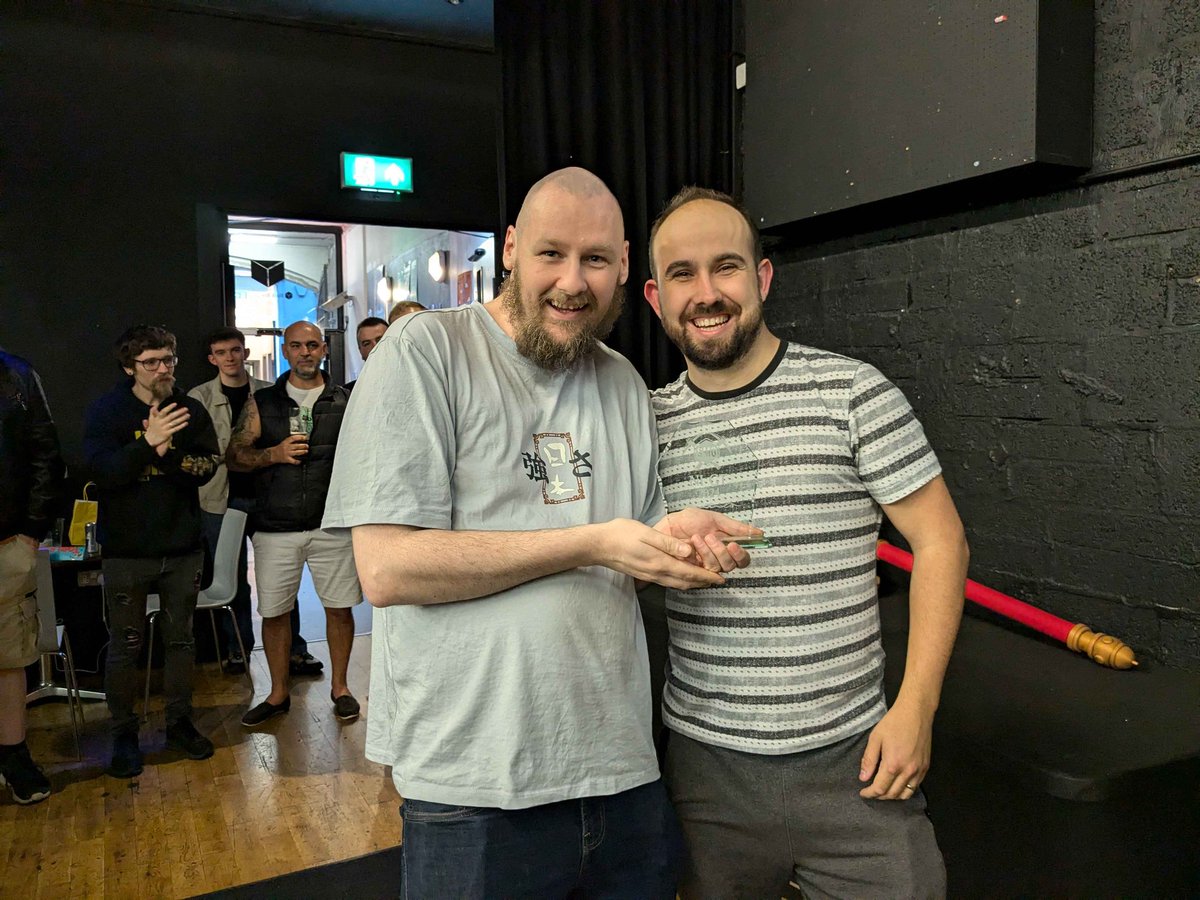 SaltMineGamesNI's tweet image. Another #NIGT in the books. Thank you all to everyone that came out.

Congratulations to @So1omon_Morrow taking out the event for the 2nd year in a row. 
2nd: Hayden
3rd: Dave