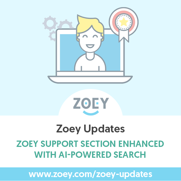 ZoeyCommerce's tweet photo. Have you tried the AI-powered search on Zoey Support yet? It not only helps locate answers in our deep support library, but also lets us know the topics you want to know more about!

https://t.co/V0MIdgprHr https://t.co/FZURCfPZ49