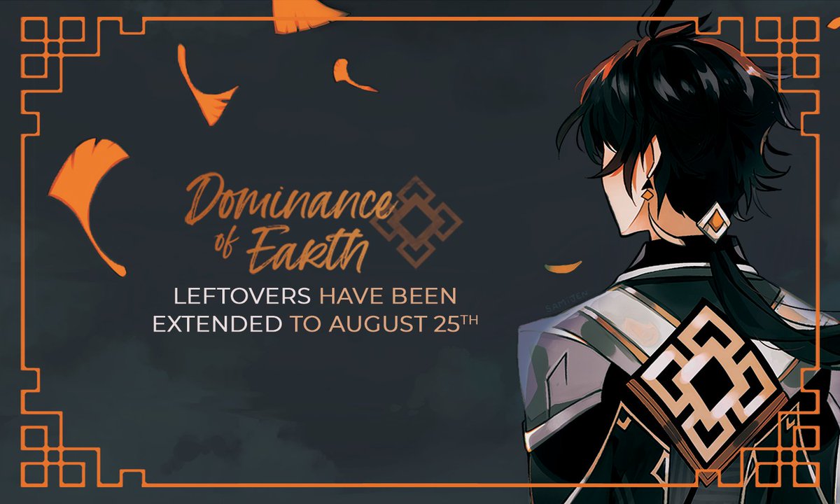 Dear Travelers— we're extending our leftover sales until August 25th (shop closes midnight EST)! 

Place your purchases here: dominanceofearth.bigcartel.com !