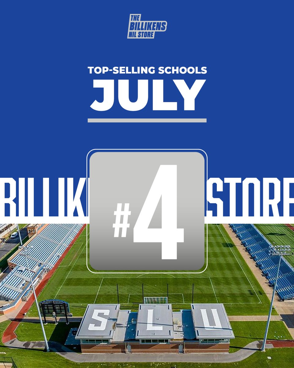 Billikens NIL Store (@billikensnil) on Twitter photo 🎉🏆 Big news, Billiken Nation! The Billiken NIL Store was the #4 Top-Selling NIL Store in the entire NIL Store network for July!
Your support is what makes this possible—keep showing out for our athletes and keep the momentum going! 🔥
@slu_billikens x <a href="/nil_store/">The NIL Store</a> 🎉🏆 Big news, Billiken Nation! The Billiken NIL Store was the #4 Top-Selling NIL Store in the entire NIL Store network for July!
Your support is what makes this possible—keep showing out for our athletes and keep the momentum going! 🔥
@slu_billikens x <a href="/nil_store/">The NIL Store</a>