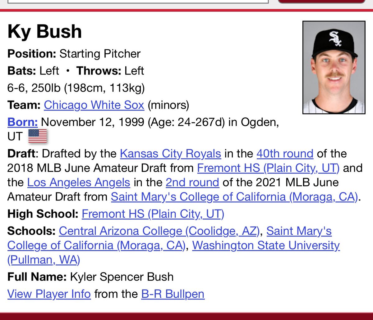 NorcalScouts's tweet image. Congrats Scotty Richardson (Angels)for the signing and major league debut tonight of Ky Bush. Ky was a second round pick in 2021 from St. Mary’s College.  Ky is a big donkey at 6’6’ 250 lbs.   Another Gael off the board!!!! Something in the water over in Moraga! Nice Job Scotty!