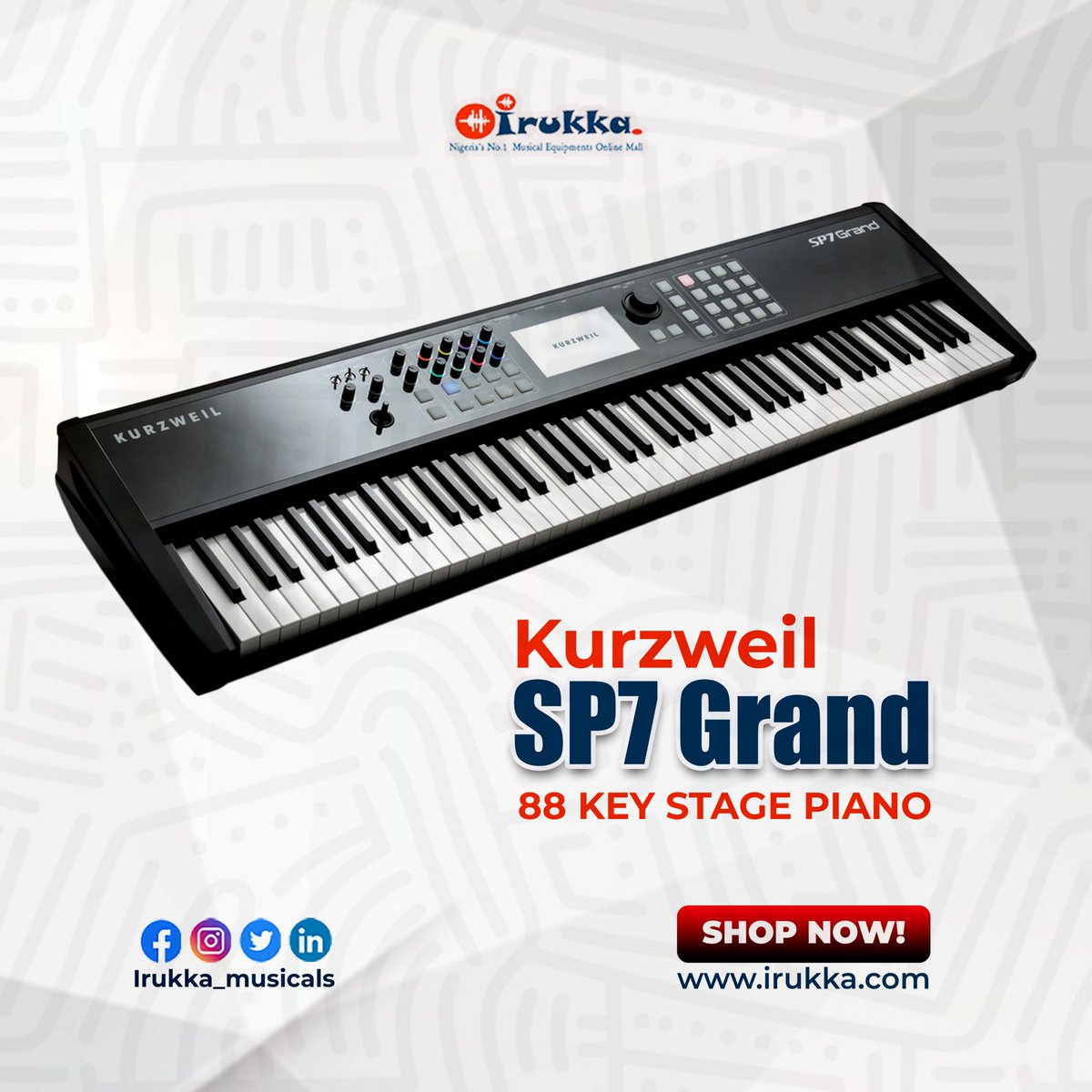 irukka_musicals's tweet photo. #Kurzweil #SP7Grand 88-Key Stage #Piano is a blend of classic craftsmanship and modern innovation, perfect for live performances and #studio sessions, offering rich, authentic sounds and a comfortable feel for solo or band performances.

Visit➡️ https://t.co/YCHZVUDuTL

#Irukka https://t.co/SFmClTH067