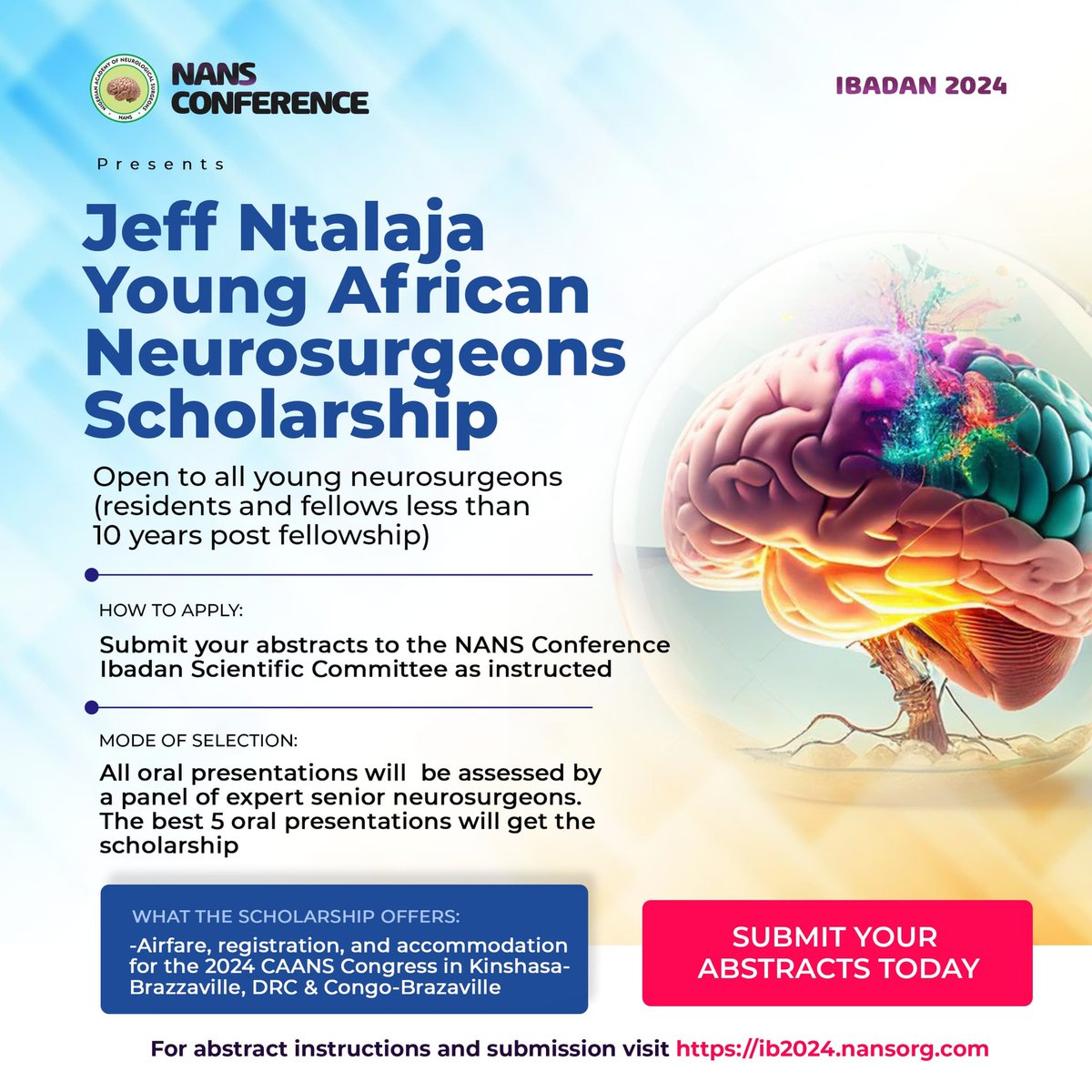 Young African Neurosurgeons,  take the opportunity 💪💪💪