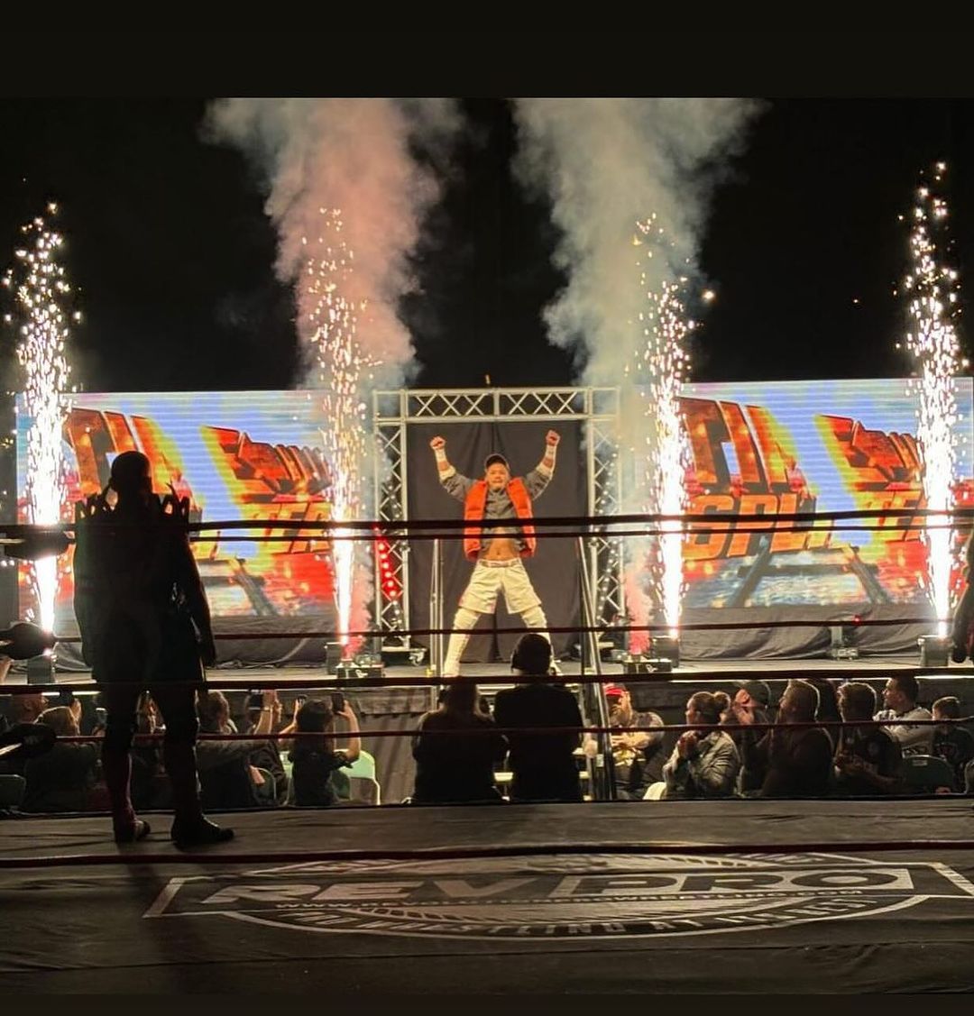 My first match in the US in over two years, and boy did those PCW crowds rocked out when they saw me up on that stage!!

Cyrus was extra pissed off with envy because he saw what a *REAL* talent looks like &amp; how the crowds react to a *REAL* wrestler.

Yep, it feels good!