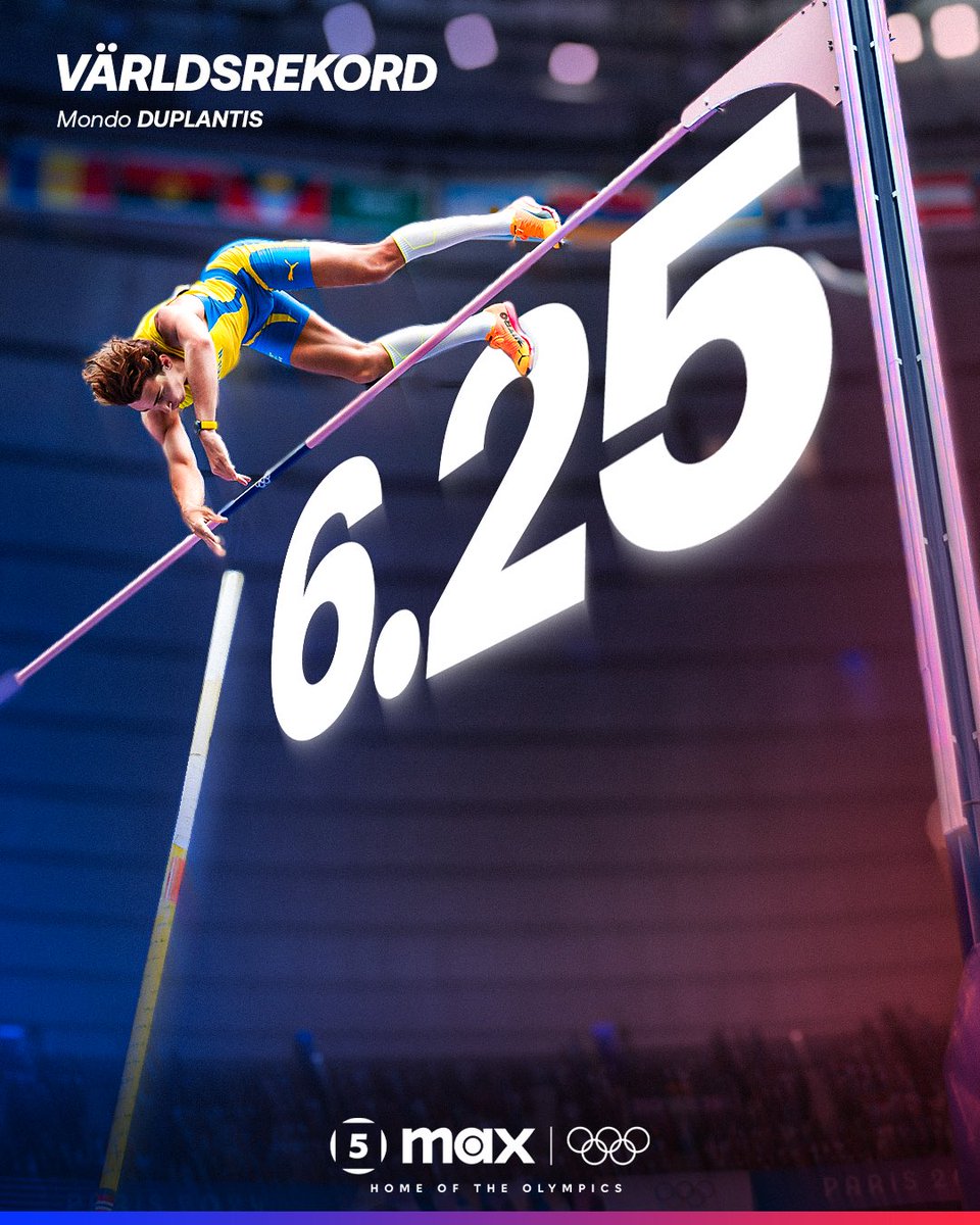 MONDO DUPLANTIS SÄTTER NYTT VÄRLDSREKORD I PARIS! 🤯🤩🇸🇪