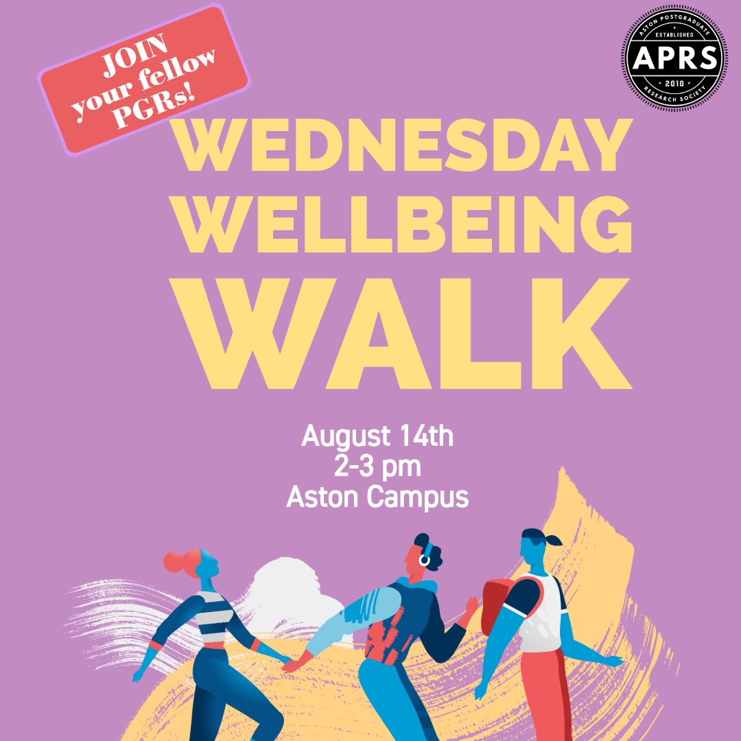 Aston Postgraduate Research Society 2024 tweet media