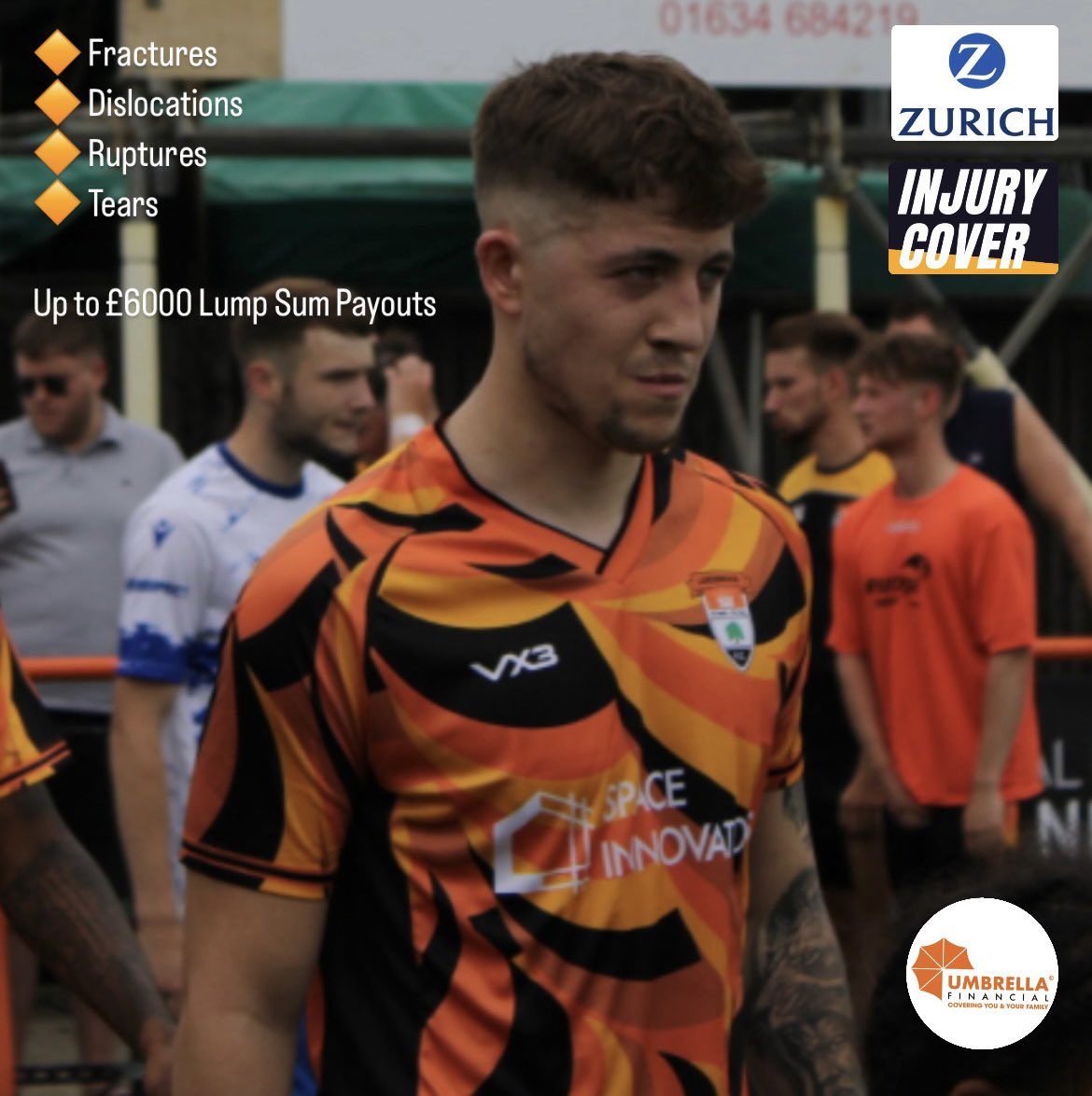 Thank you to @LordswoodFC centre half <a href="/Will_Currie5/">Will Currie</a> for allowing me to source his 24/7 Global Injury Cover 

Will has previously had injuries and now realises the importance of having the cover in place. 

Get in touch to get covered📱

#InjuryCover #SportsInjuryCover