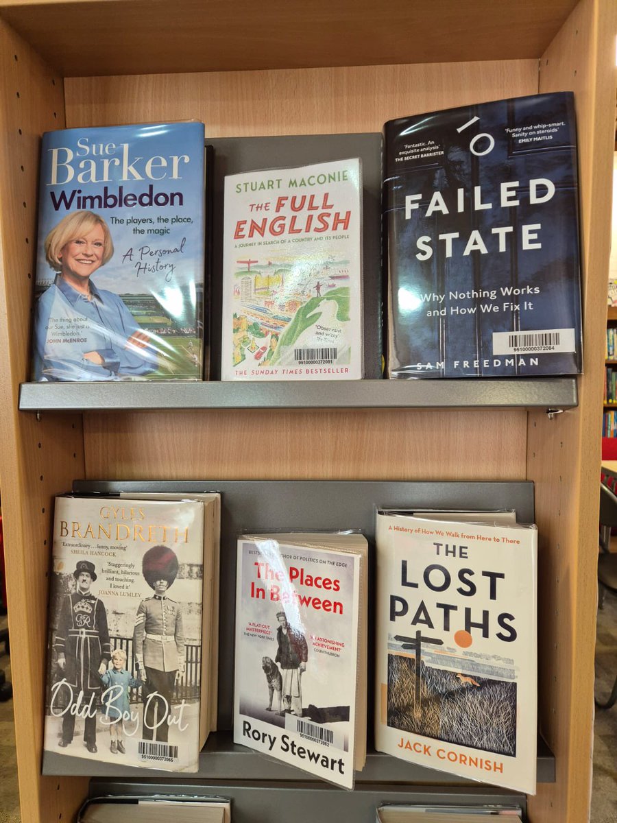 New non-fiction at CSG Library - stop by for your summer reading home or away! 📚🏖️