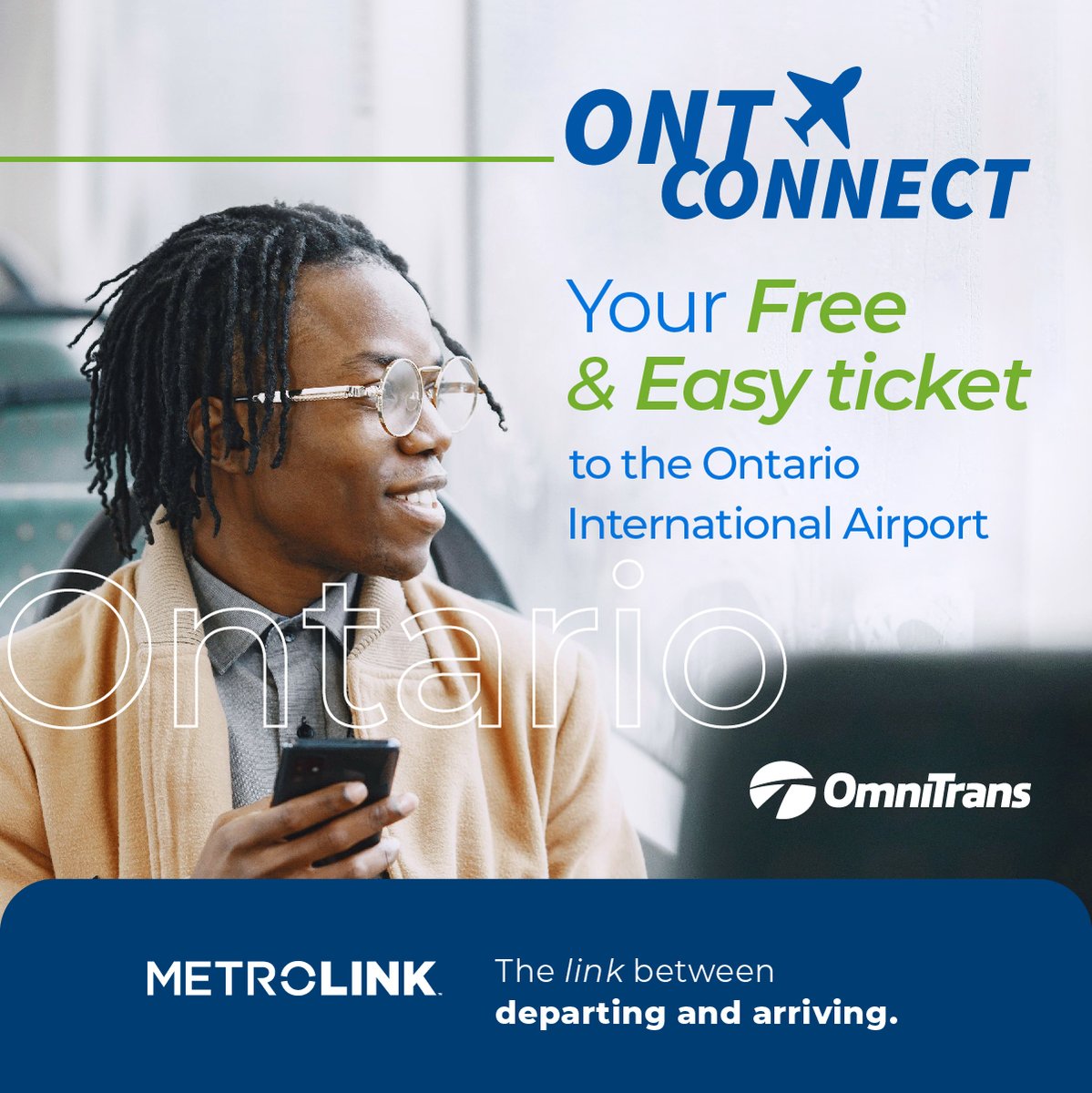 goSBCTA's tweet photo. Prepare for takeoff! Getting to Ontario International Airport is easy, convenient and FREE when you transfer with your @Metrolink ticket onto the nonstop, direct #ONTConnect service at Rancho Cucamonga Station. #train2plane

Learn More: https://t.co/HCDSdQhHA6 https://t.co/7HFtra8kUX