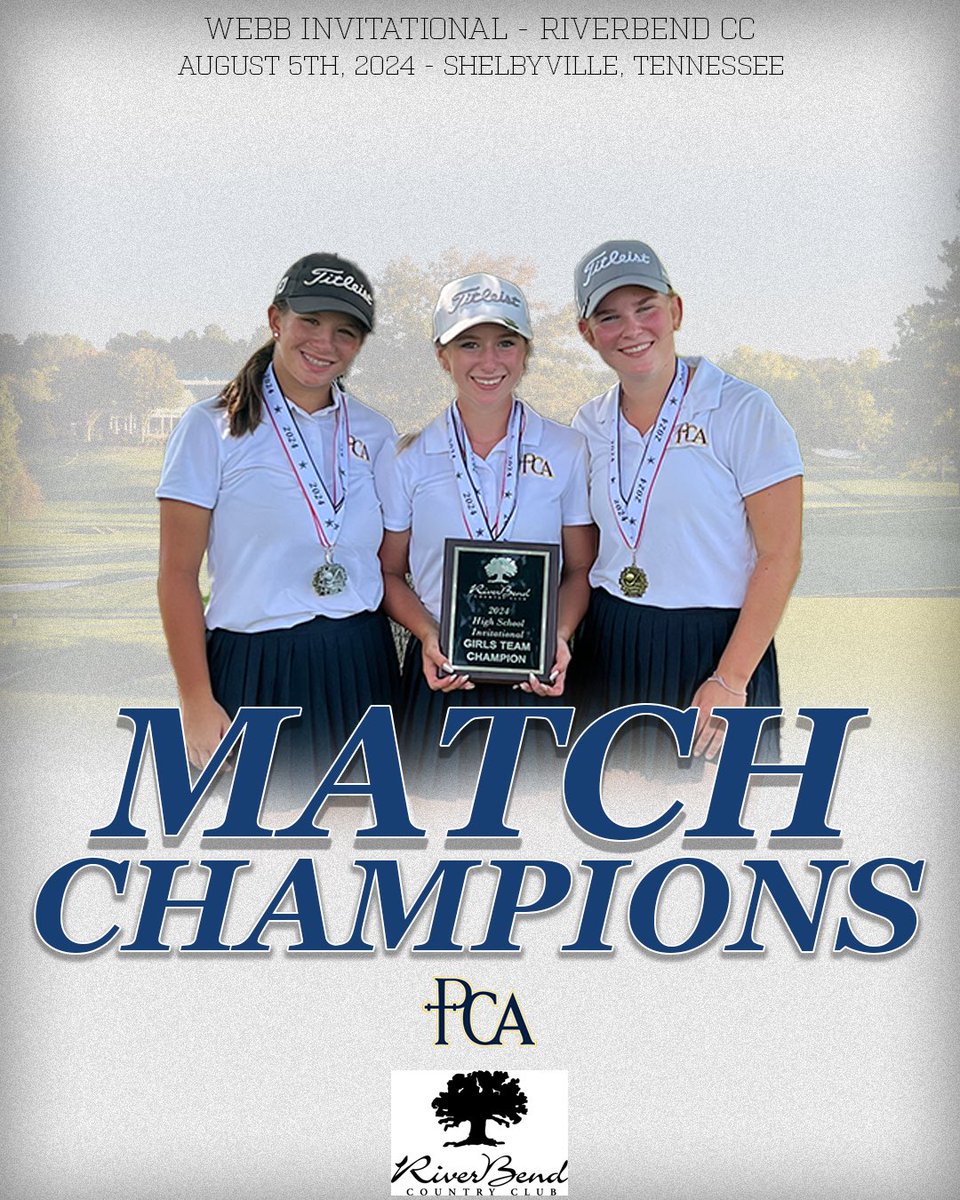 Webb Invitational Champions!!!⛳️🔥<a href="/PCA_golf/">PCA Golf</a>