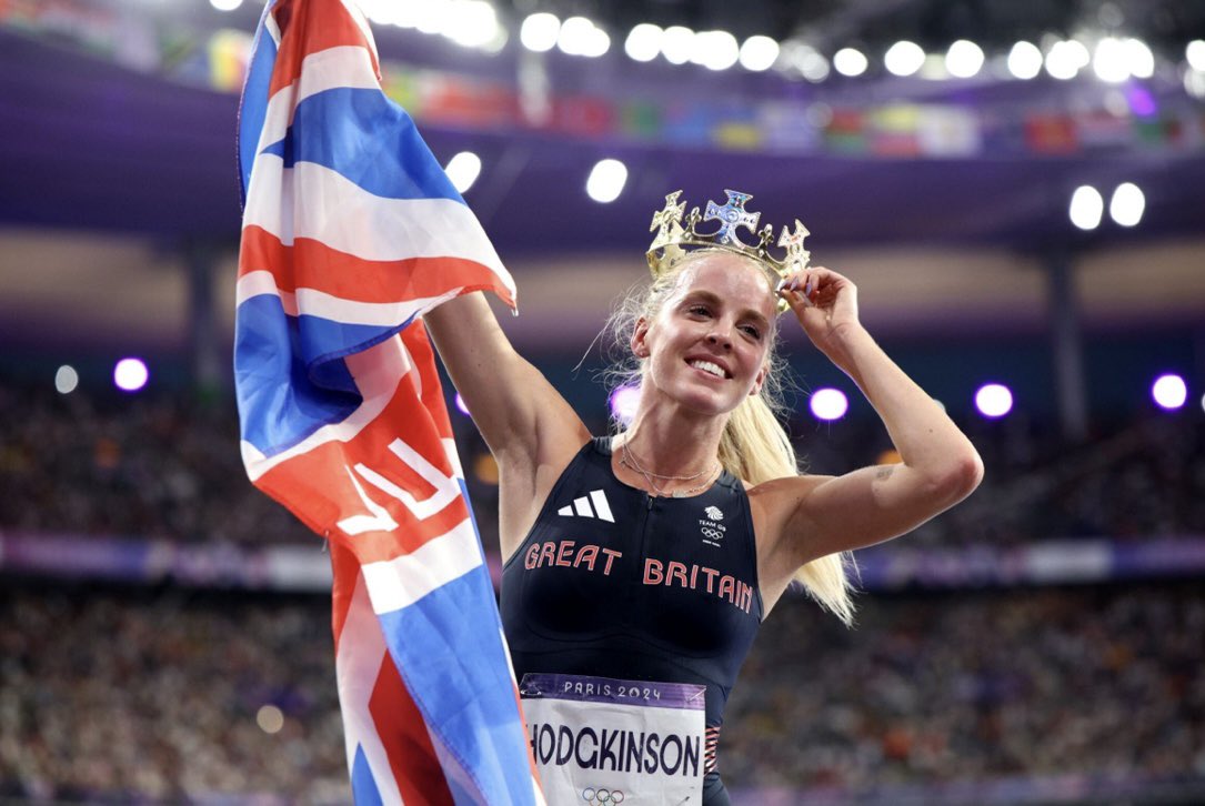 Congratulations to Keely Hodgkinson, Olympic 800m Champion. #Hero