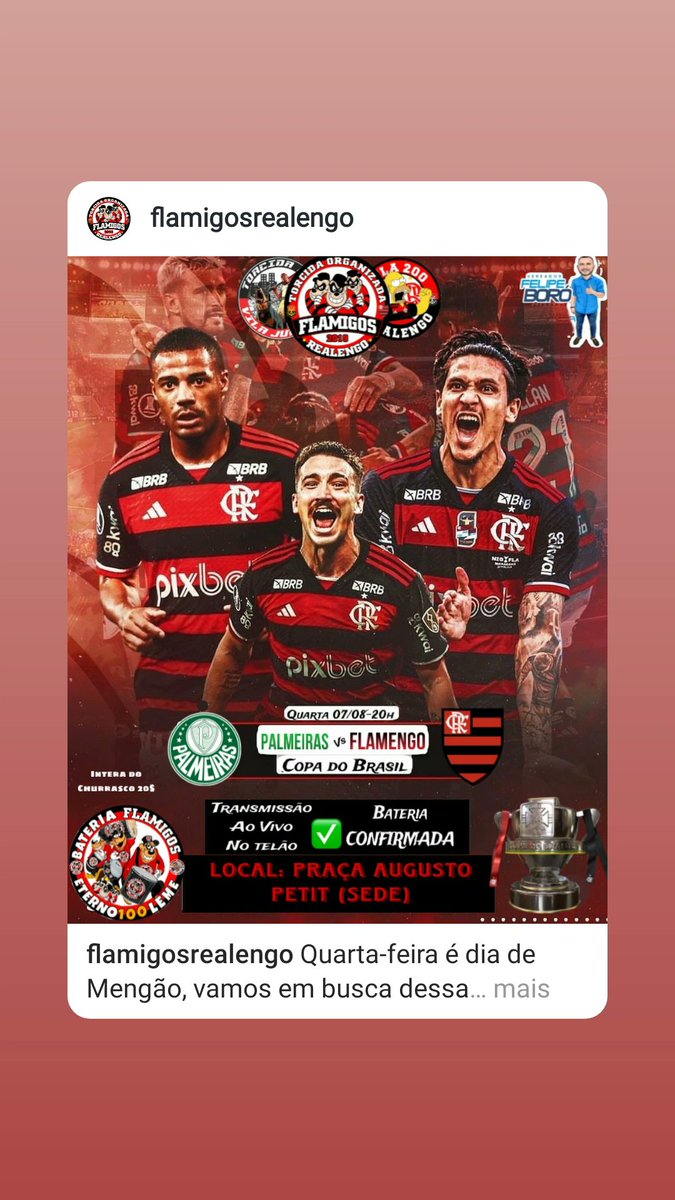 FlamigosR's tweet photo. Quarta-feira é tudo pela PRAÇA DA CORYNTHO, brota e convoca ❤️🖤🚨🤩 Telão , bateria com todos os ritmos do maraca 🥁🖤❤🔥🖤❤🔥 https://t.co/gVNnMkiR6O