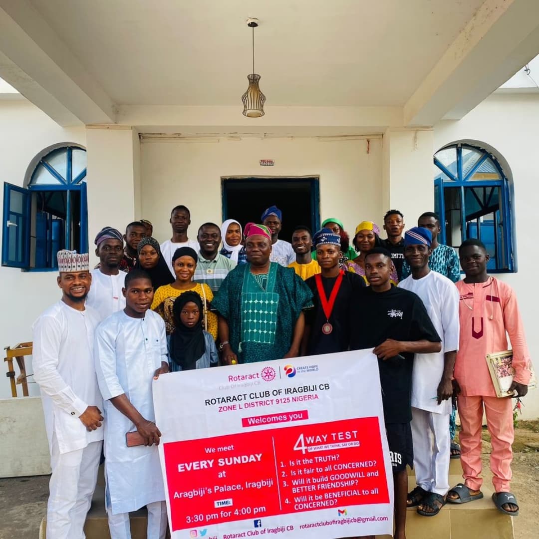 Rac_iragbiji's tweet image. 📸Glimpse from the In-house Handing Over Fellowship of the Rotaract Club of Iragbiji CB