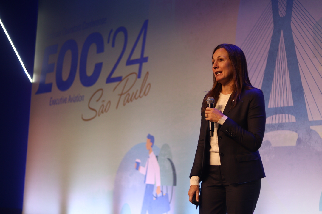 embraer's tweet photo. Cerca de 250 clientes, fornecedores, pilotos, proprietários de aeronaves e patrocinadores participaram do nosso EOC de Aviação Executiva, neste dia 5 de agosto, em São Paulo. #EmbraerStories #HighTech #VeryHuman https://t.co/iCzv9k1Dtd