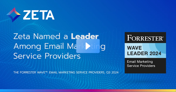 The Zeta Marketing Platform is a Forrester Wave Leader for Email Marketing Service Providers, Q3 2024! We received the highest Current Offering score among vendors and the highest scores possible in 13 criteria. 🚀 Read the report: ter.li/gox8xb bit.ly/3LSmRLi