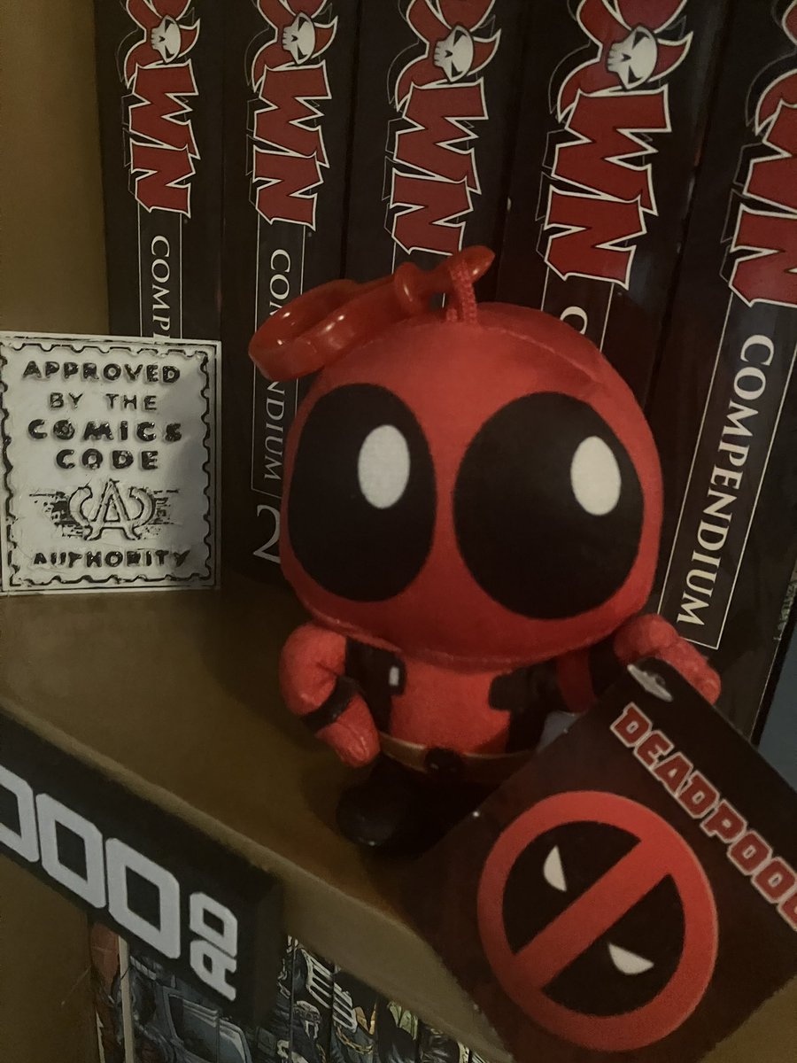 Went bowling earlier, lost, but won a Deadpool on the arcade machine.