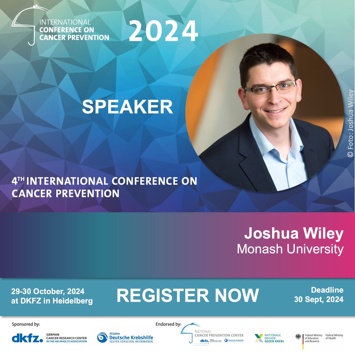 International Conference on Cancer Prevention (@intconfcanprev) on Twitter photo 🛌 Join <a href="/WileyResearch/">Joshua F Wiley, PhD</a> from <a href="/MonashUni/">Monash University</a> at #ICCP2024 for "Interventions for Sleep after Cancer." Discover evidence-based, brief interventions to improve sleep in #CancerSurvivor|s and explore future research directions in this critical area. 🌙 #SurvivorshipResearch 🛌 Join <a href="/WileyResearch/">Joshua F Wiley, PhD</a> from <a href="/MonashUni/">Monash University</a> at #ICCP2024 for "Interventions for Sleep after Cancer." Discover evidence-based, brief interventions to improve sleep in #CancerSurvivor|s and explore future research directions in this critical area. 🌙 #SurvivorshipResearch