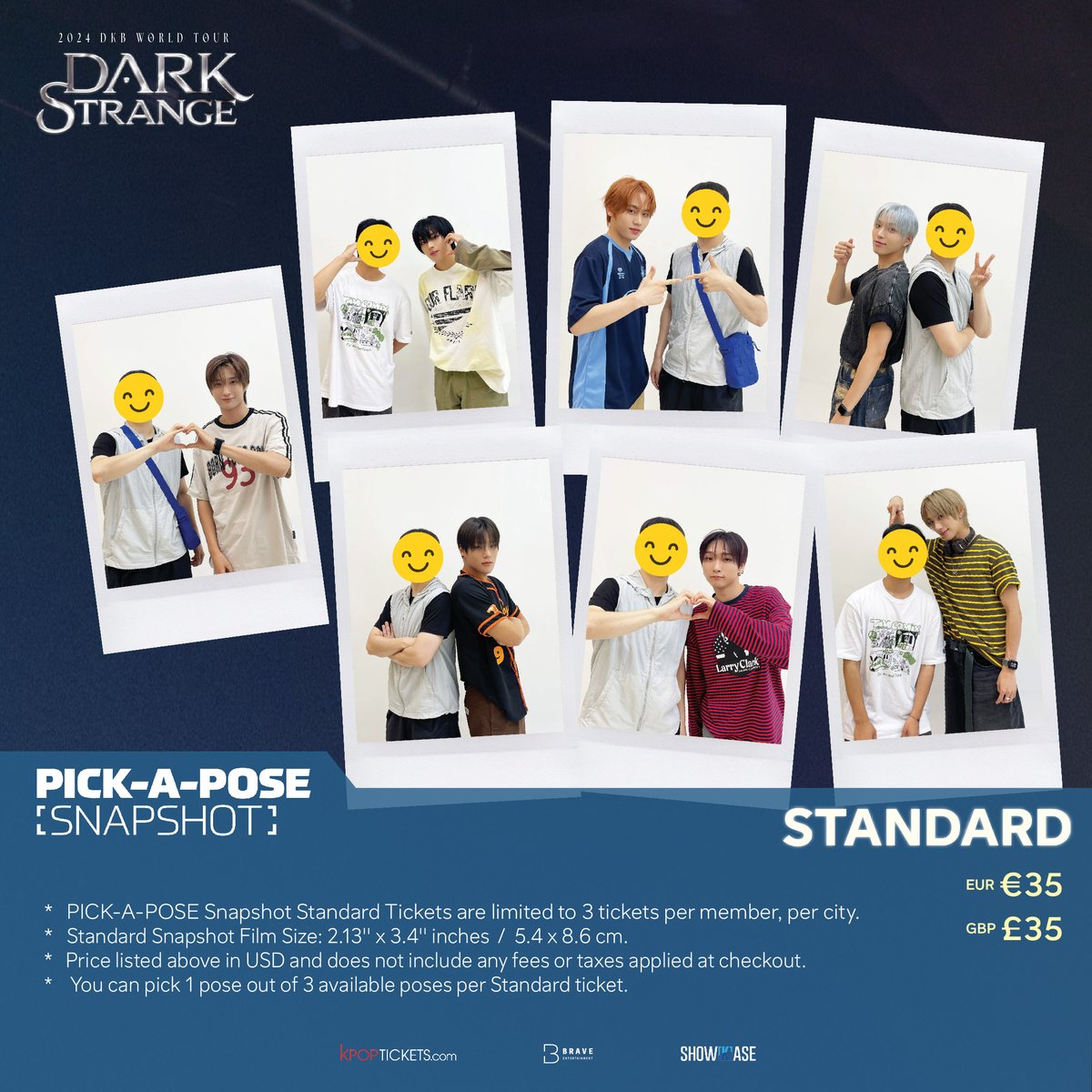 kpopshowkase's tweet photo. #BB in Europe! Standard Snapshot tickets will go on sale on AUGUST 6th, 5 PM BST/6 PM CEST!

📸We are offering both Premium and Standard Europe!

📸Standard Snapshots:
💵 €35/£35 https://t.co/AqqAmE1ckz