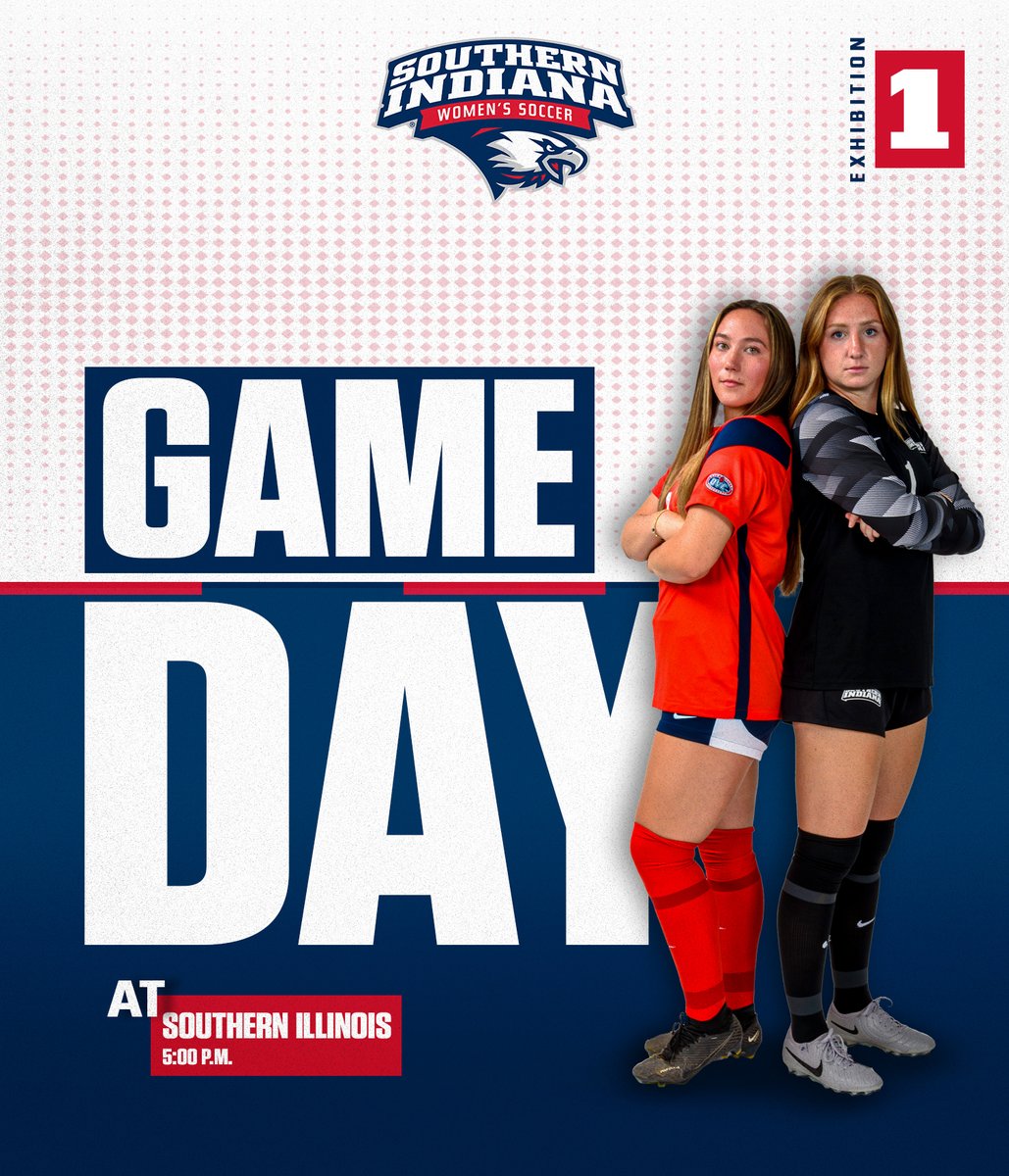 The first preseason exhibition of the 2024 <a href="/usiwsoc/">usi women's soccer</a> season is tonight! The Screaming Eagles travel to take on the Southern Illinois Salukis. There will be no live coverage of the exhibition.

🆚 Southern Illinois
📍 Carbondale, Ill.
🦅⚽️ #GoUSIEagles #OVCit