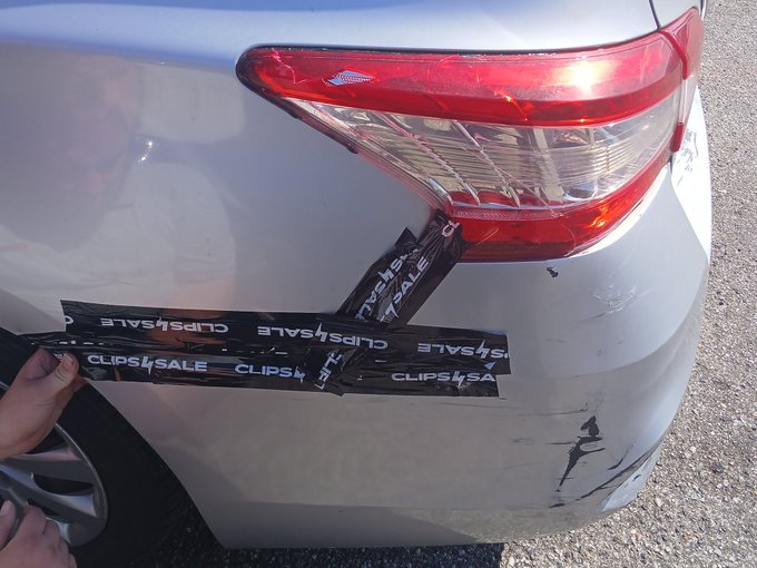 My bumper came loose while I was diving  and I had six miles before I could get to an auto part store<a href="/tag/dallas"class="tags"><span>#dallas</span></a><a href="/tag/dfw"class="tags"><span>#dfw</span></a><a href="/tag/fortworth"class="tags"><span>#fortworth</span></a>