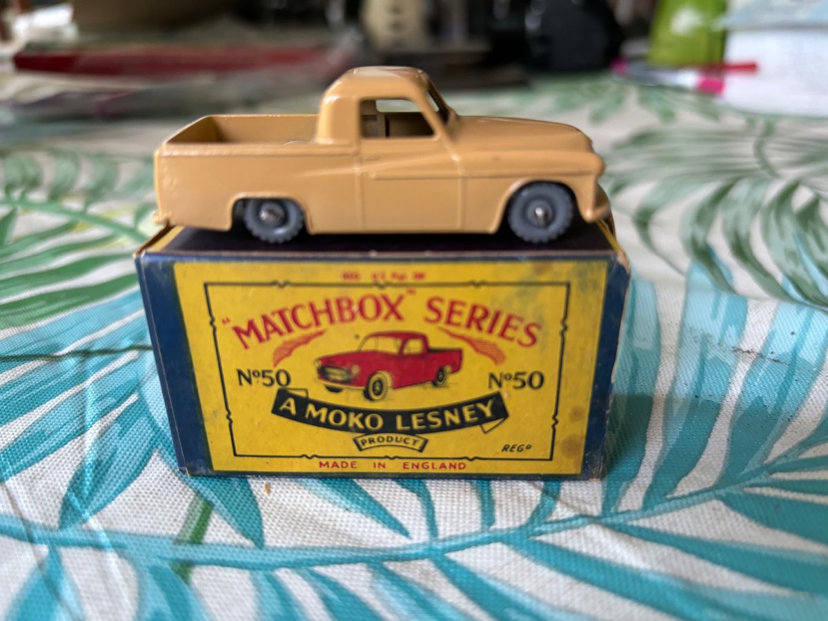 Moko Lesney 
No.50A Commer Pickup
1958
<a href="/tibollo/">the Savage Modeler ⚡</a> <a href="/TheRaceCase/">Marc Bosworth</a> <a href="/MarekMarek1961/">MarekMarek1961</a> <a href="/MOYO78967830/">MOYO.</a> <a href="/WeLoveDiecast/">WeLoveDiecast</a> <a href="/PoppaCrispin/">Mike 'no sheds' Ellis</a> <a href="/BatchRejection/">Garey McKee</a>
